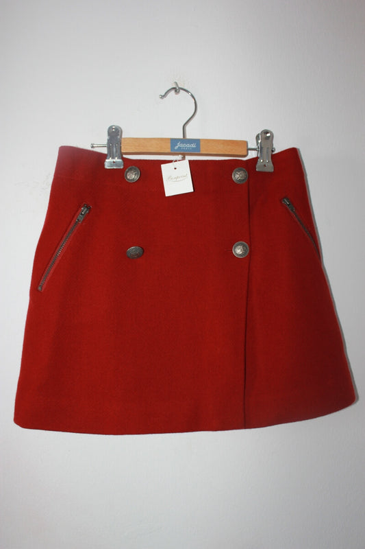 steenrode winterse rok van bonpoint in maat 146-152