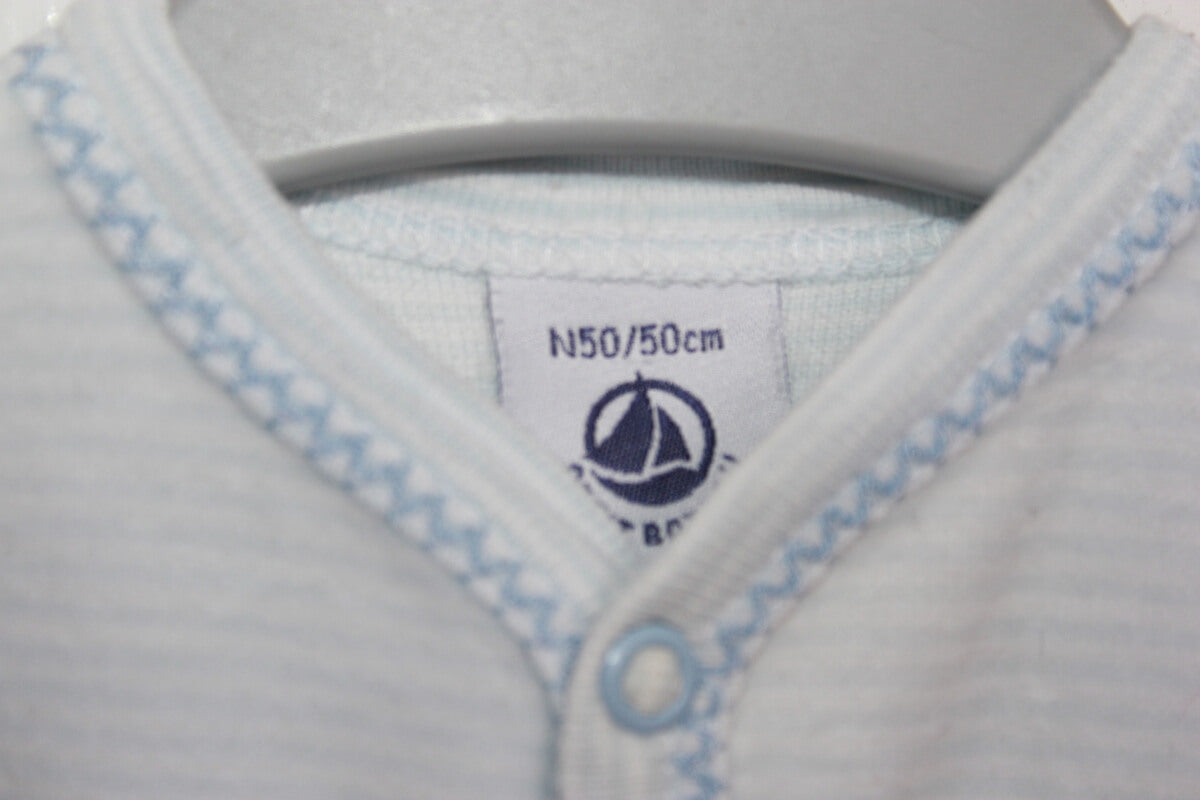 tweedehands velours boxpakje maat 50 petit bateau