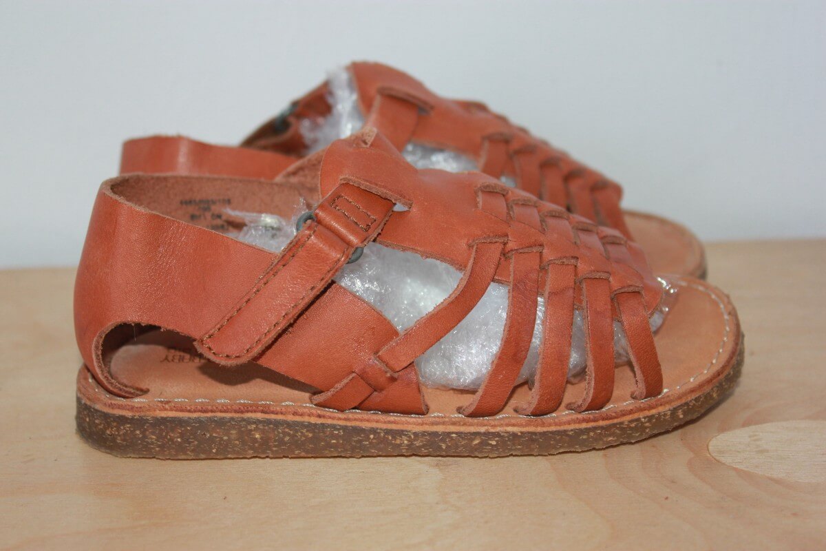 leren-unisex-sandalen-cognac-maat-24-zara