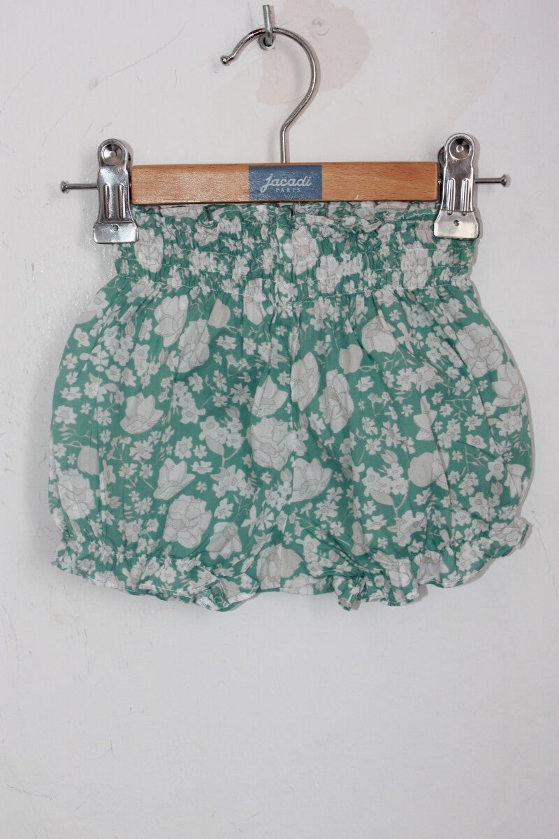 tweedehands groene liberty korte broek voor een baby meisje in maat 62-68 van gocco