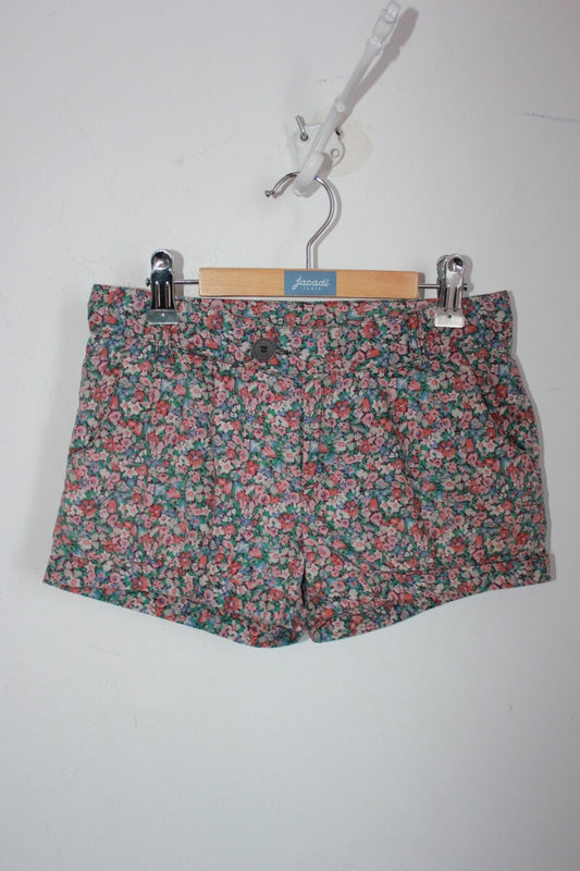 tweedehands katoenen zomerse liberty korte broek in multicolour van bonpoint, maat 134-140