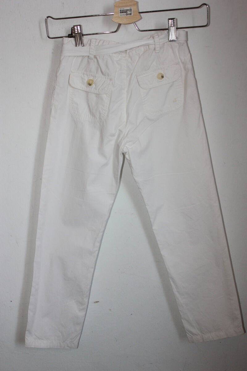 tweedehands-zomerse-ecru-lange-broek-maat-122-meisje-bonpoint