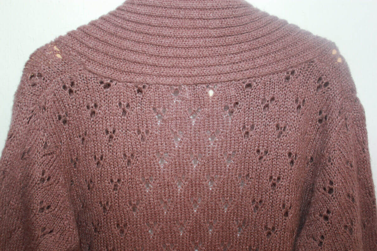tweedehands-lichtbruin-ajour-lang-vest-maat-146-meisje-violette-janvier-x-monoprix
