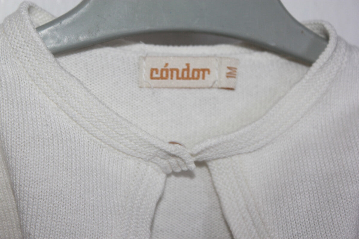 tweedehands-creme-bolero-vestje-condor-baby-meisje-maat56