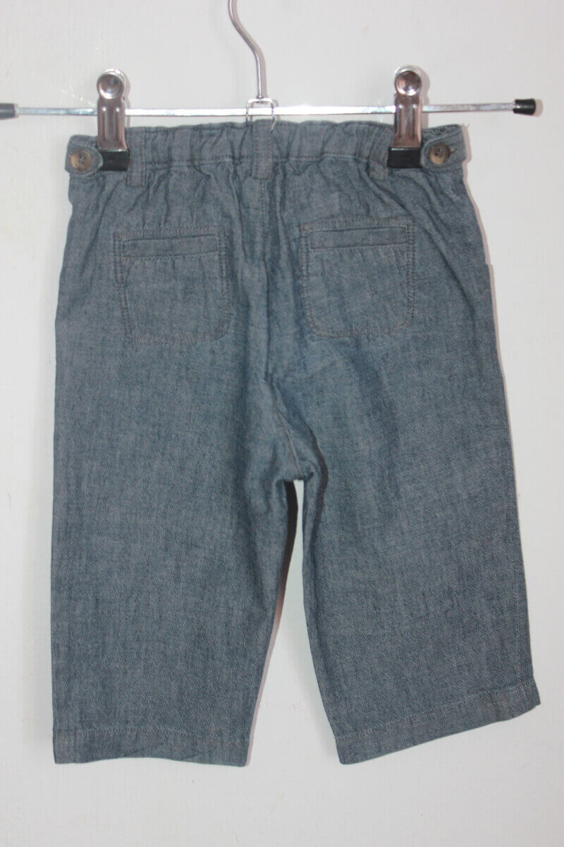 tweedehands-blauwe-zomerse-lange-broek-maat-74-baby-bonpoint