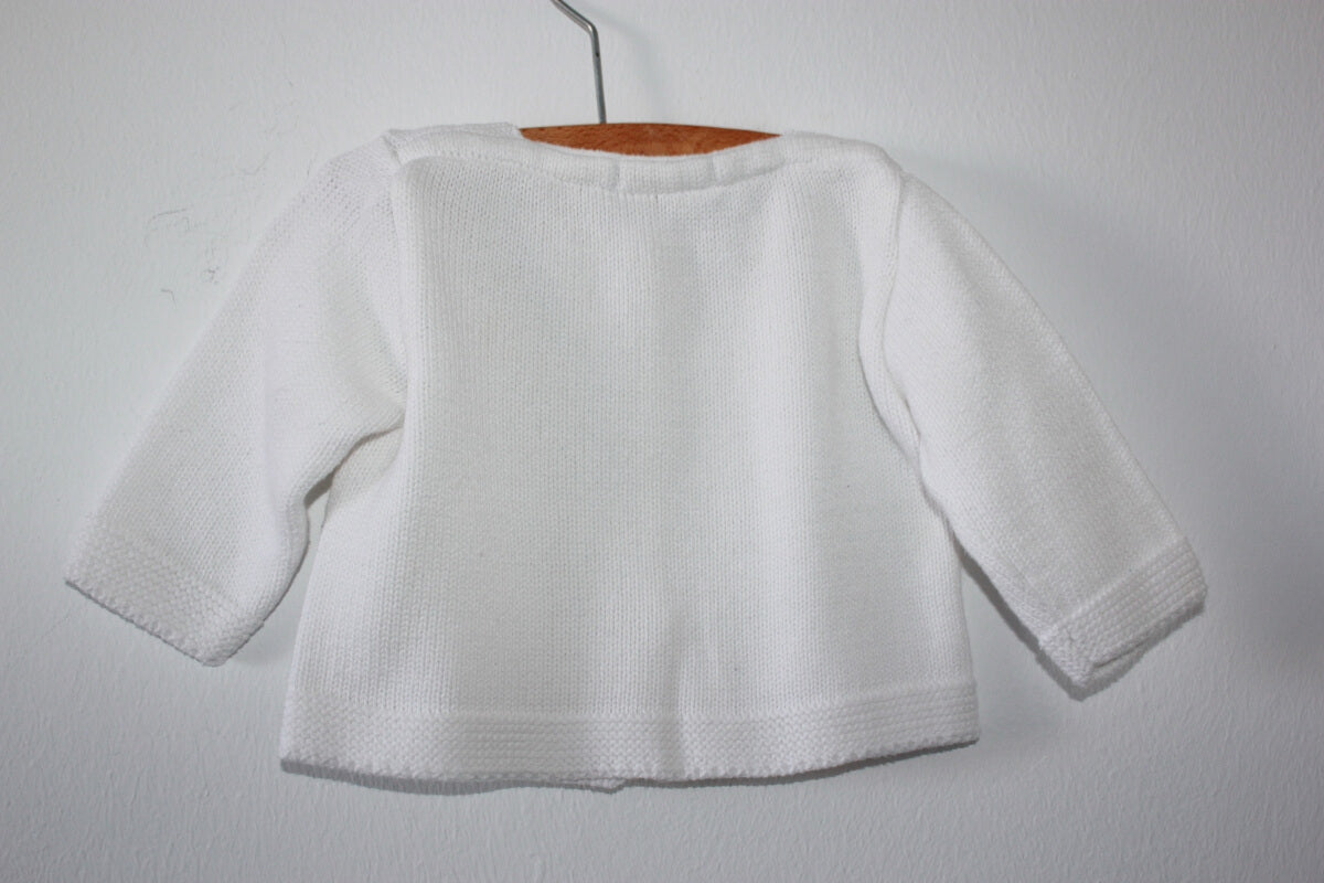 tweedehands-wit-vest-maat-62-baby-meisje-clayeux