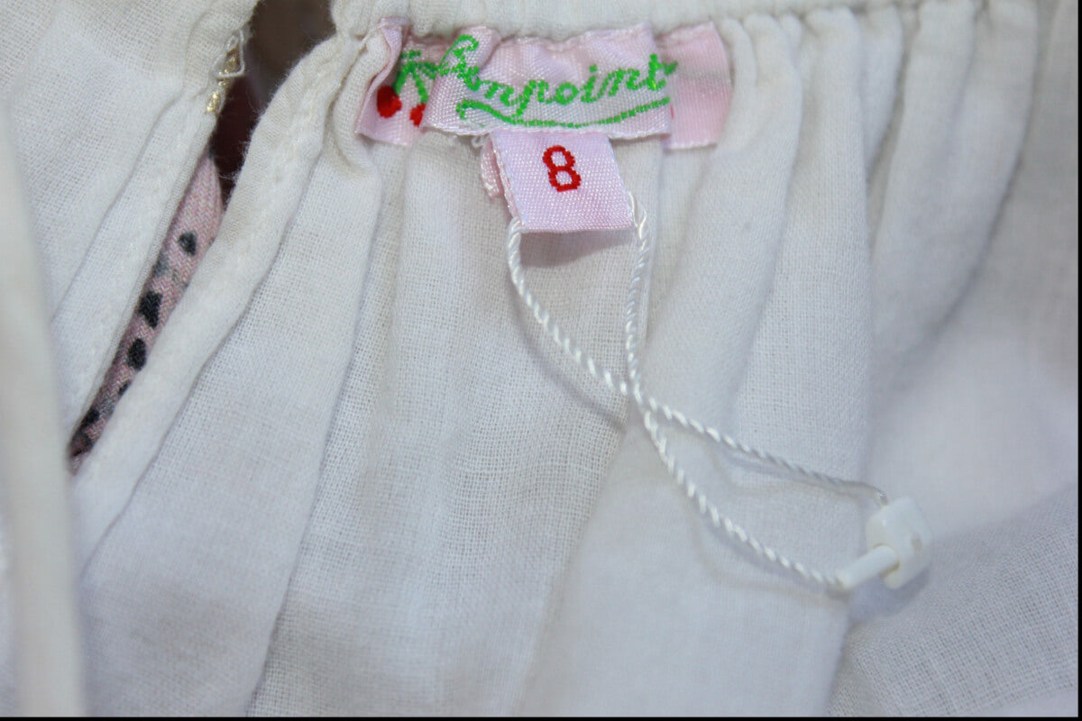 creme-goud-zomerse-jurk-schouderbandjes-maat-122-bonpoint
