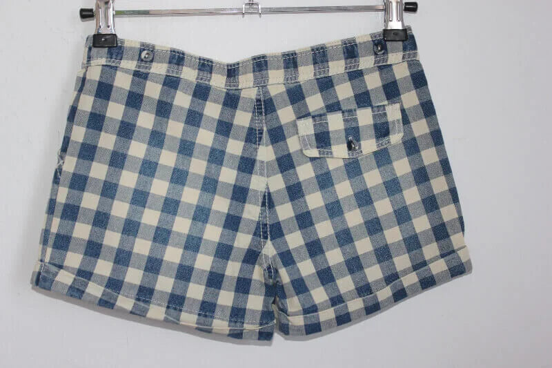 blauw-creme-geruite-kortebroek-maat128-ao76