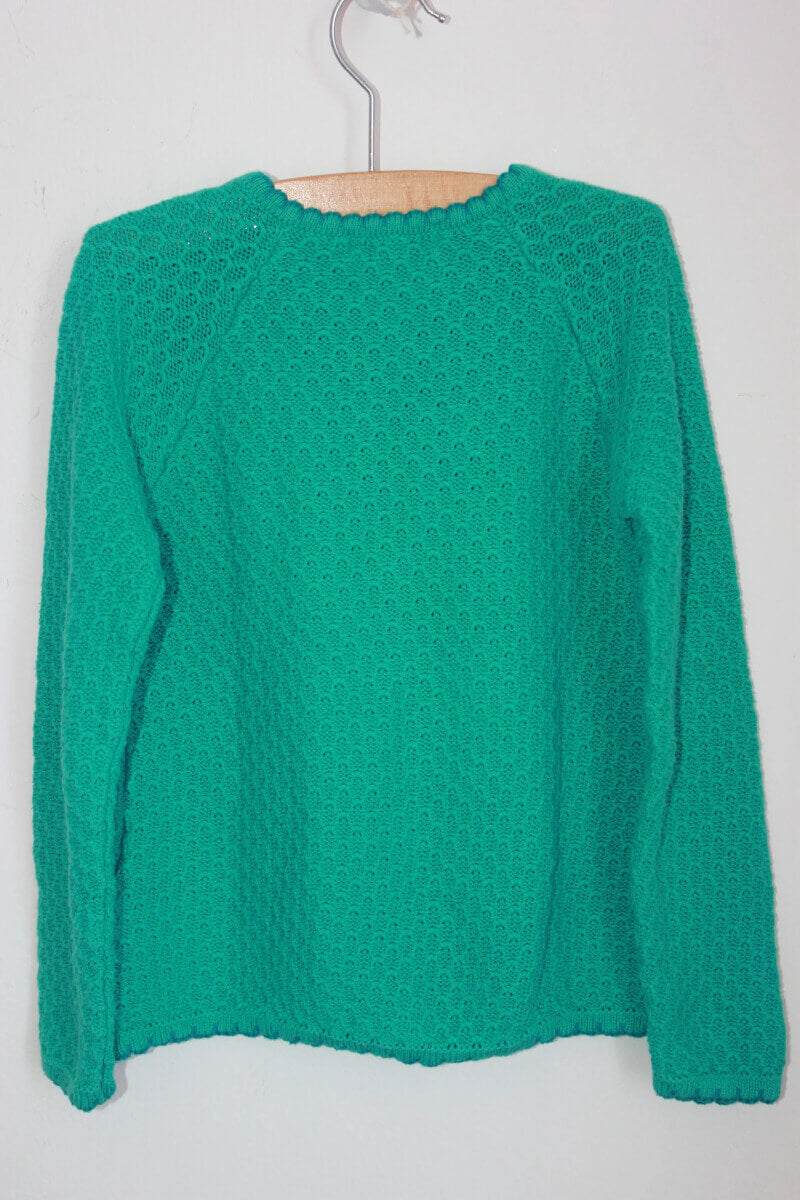 tweedehands-groen-vest-dpam-maat-104-meisje