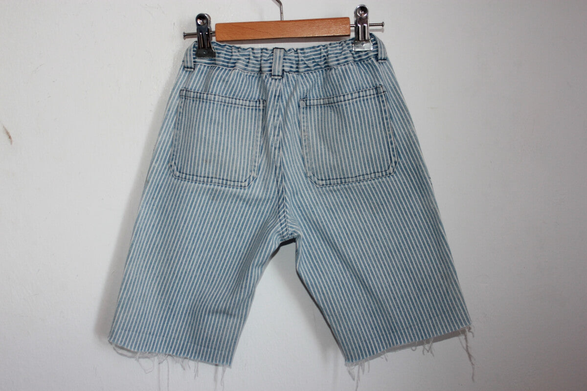 tweedehands-blauw-wit-gestreepte-bermuda-jeans-maat-116-isabel-marant