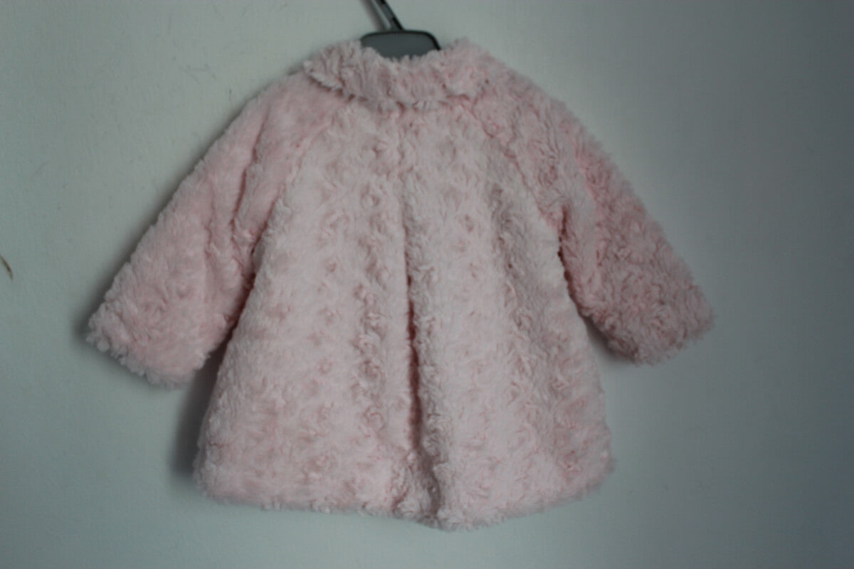 tweedehands-lichtroze-fake-fur-jas-maat-68-mayoral