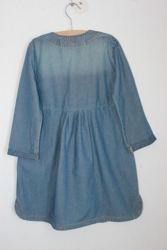 jeans-jurk-langemouwen-ao76-maat128-meisje