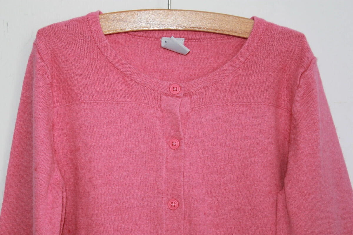tweedehands-koraalroze-vest-maat-128-petit-bateau