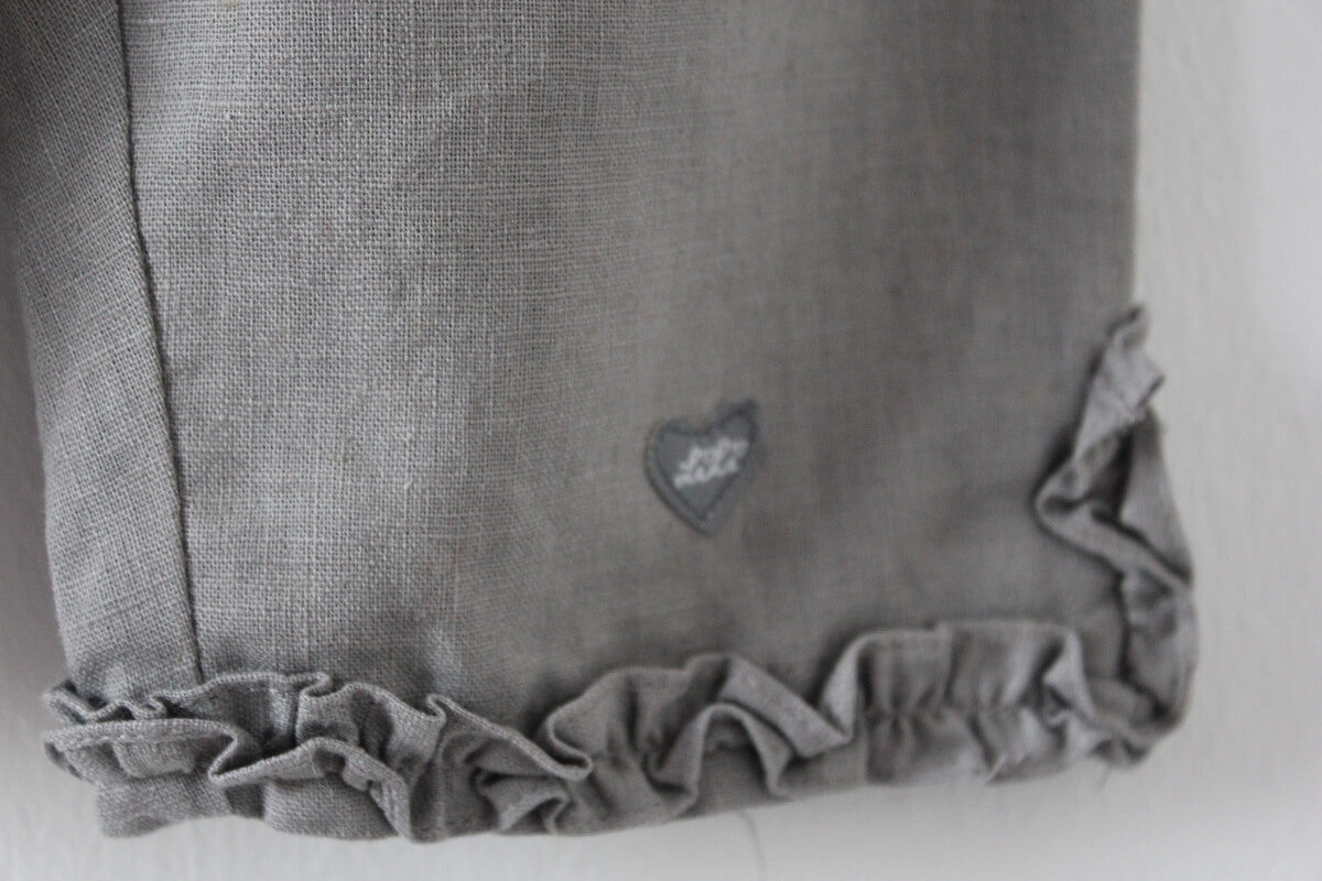 taupe-linnen-broek-volants-maat-74-lili-gaufrette