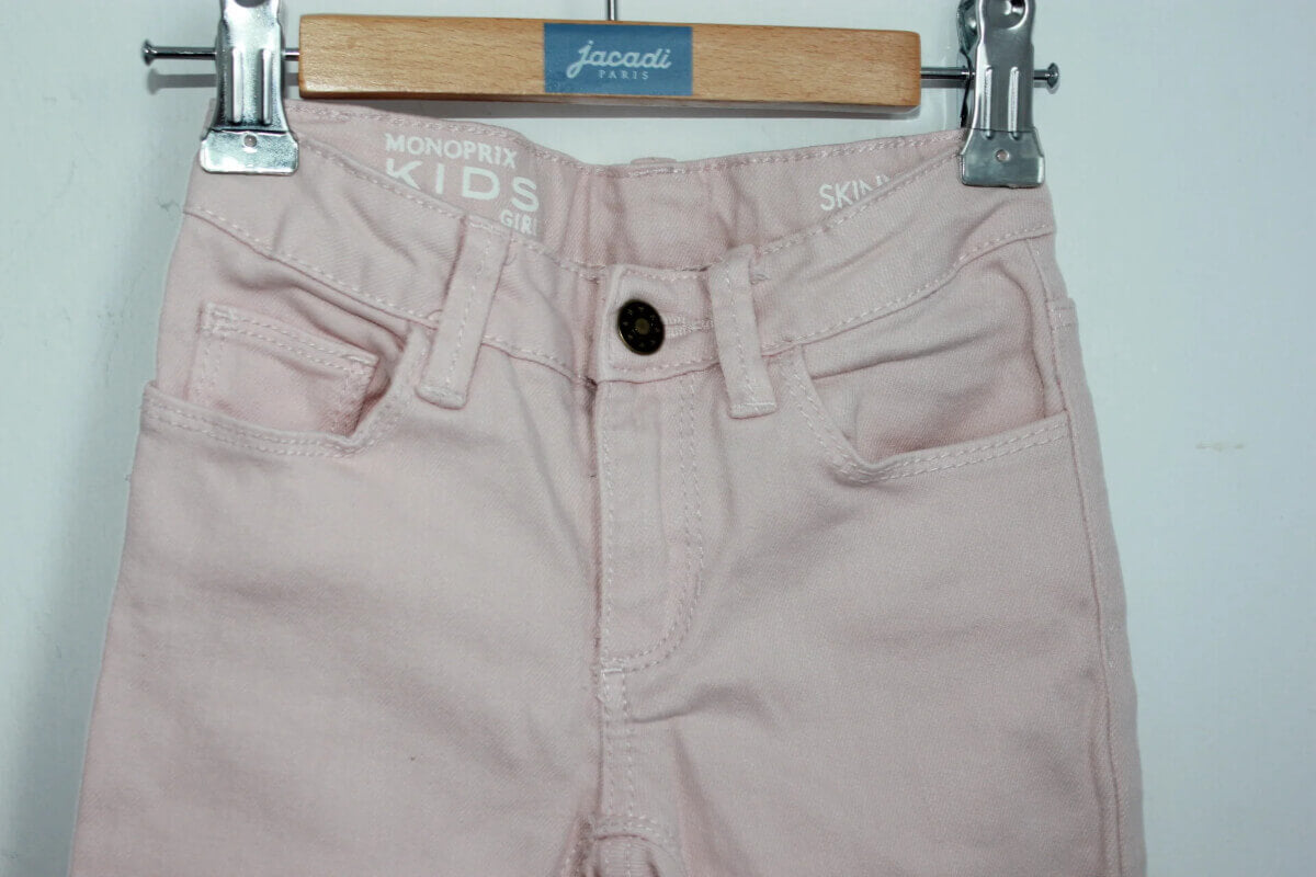 tweedehands-poederroze-broek-maat-92-monoprix