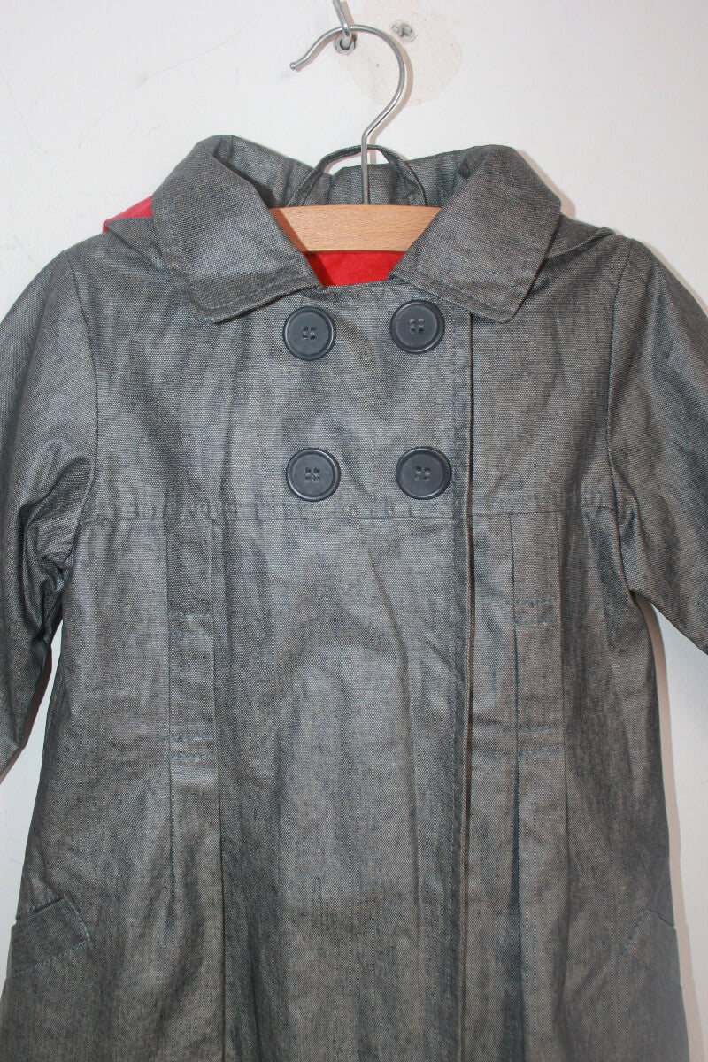 tweedehands-regenjas-blauw-canada-house-maat-104-meisje
