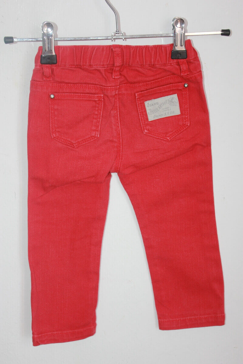 tweedehands-rode-broek-baby-maat-74-petit-bateau