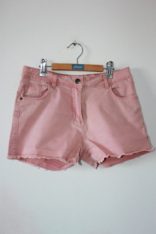 tweedehands-koraalroze-short-maat-152-orchestra