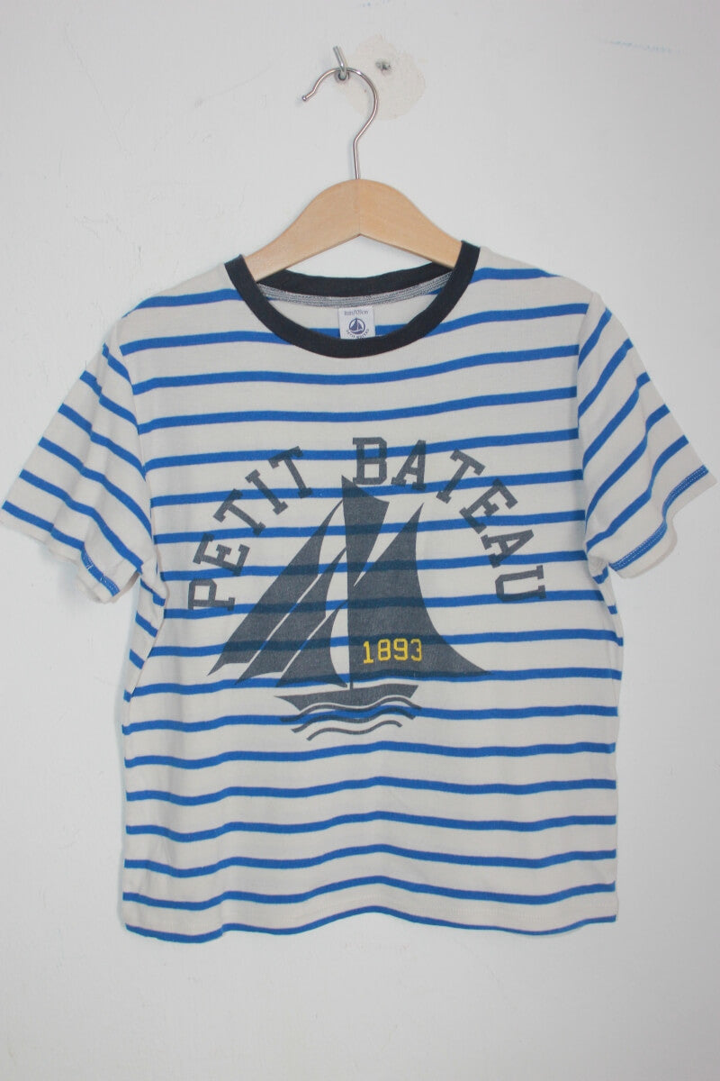 tweedehands-gestreept-shirt-korte-mouwen-petit-bateau-maat-128
