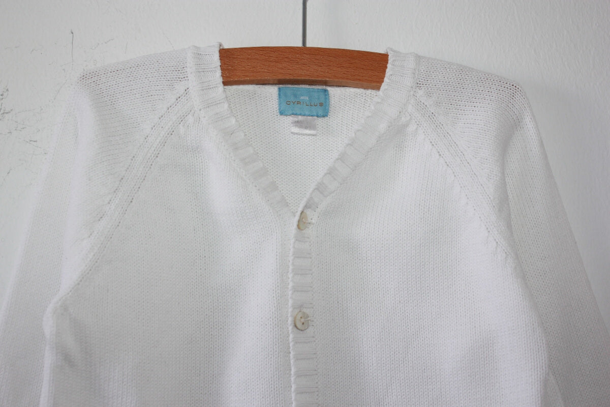 CYRILLUS white cardigan - size 2 years - 92 cm