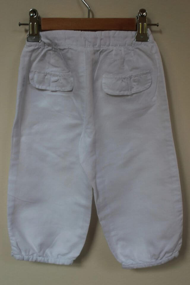 tweedehands-witte-zomerse-lange-broek-maat-68-baby-meisje-boutchou