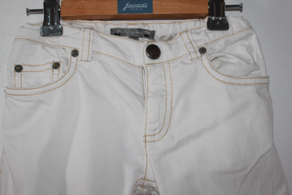 tweedehands-witte-lange-jeans-maat-98-unisex-bonpoint