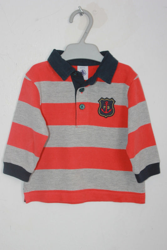 tweedehands petit bateau baby polo maat 6 maanden