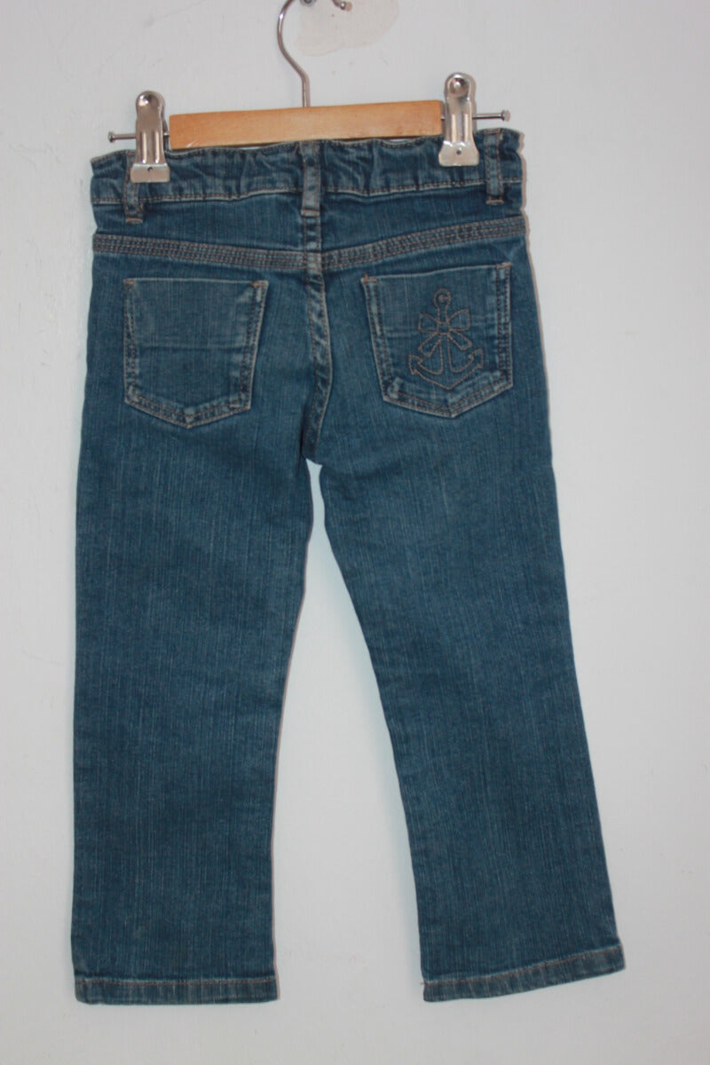 tweedehands jeans in maat 98 voor een meisje van jacadi