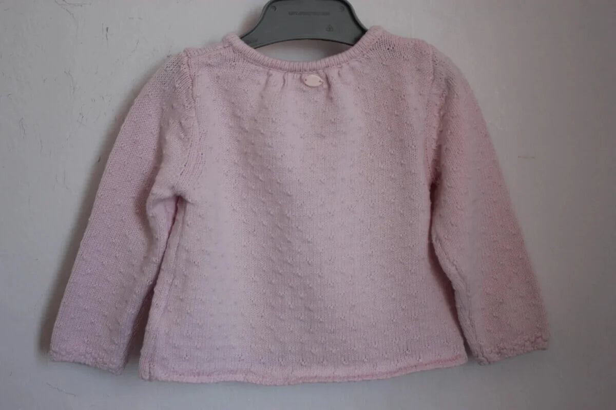 tweedehands-roze-vest-maat-68-baby-meisje-cyrillus