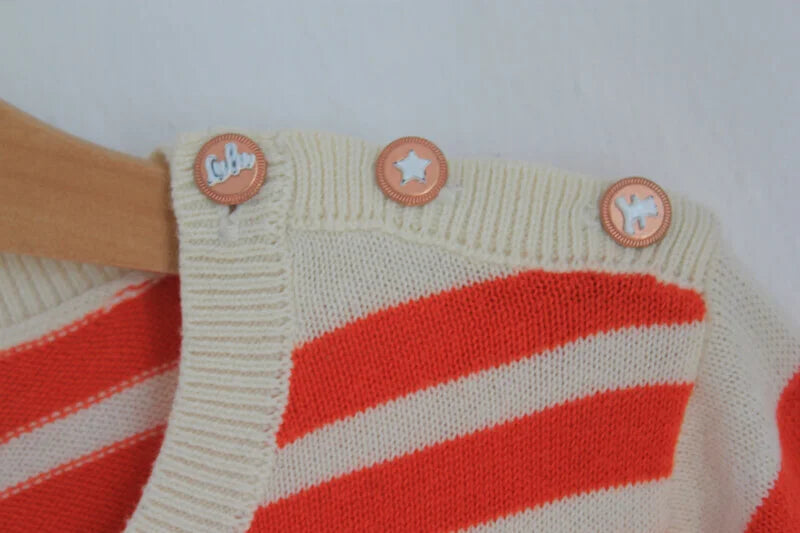 creme-oranje-gestreepte-trui-maat-128-meisje-lulu-castagnette