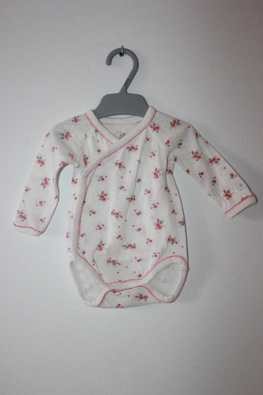 tweedehands-gebloemde-romper-lange-mouwen-petit-bateau-maat-56