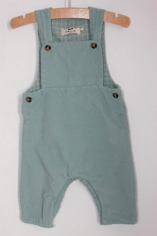 tweedehands-groene-ribfluwelen-salopette-maat-68-baby-cyrillus